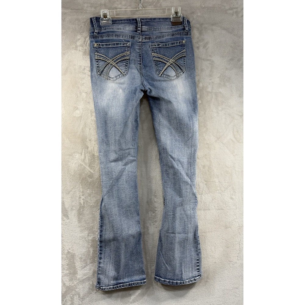 WallFlower Luscious Curvy Bootcut Jeans Mid‑Rise Stretch Women's/Juniors Size 7